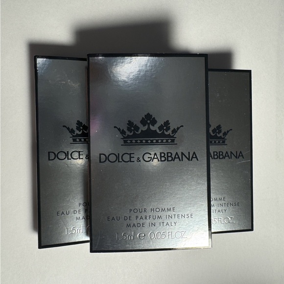 Dolce & Gabbana Other - x3 Dolce & Gabanna K Pour Homme Eau de Parfum Intense .05oz Mini Spray NEW Scent